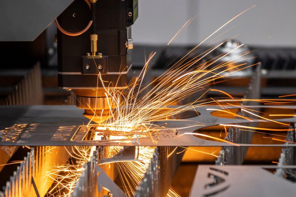 Industrielle Laserzuschnitt-Maschine